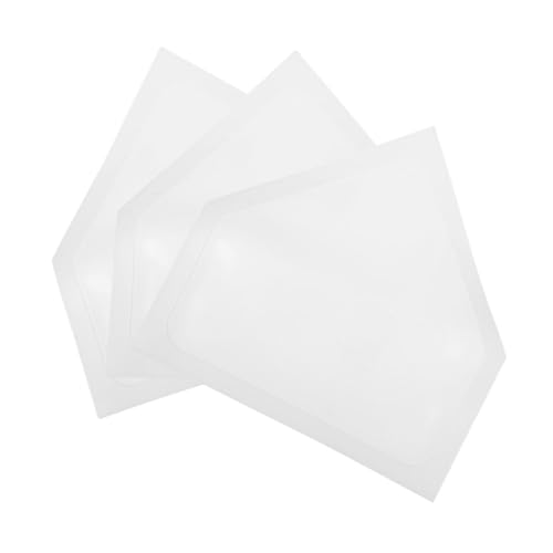 OSOLADY Baseball Pitcher Training Plate Mat 3pcs Baseball Training Plate Markers Compact Lightweight Suitable for Skill Levels