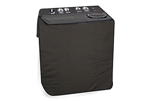 Image of The Furnishing Tree Polyester Waterproof Semi Automatic Washing Machine Cover Compatible for Super General 8 Kg & 9 Kg, DxWxH In Cms: ( 51x83.8x96.5 ), Military
