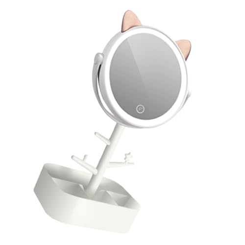 Miroir de table LED avec éclairage intelligent dimmable tactile - 2