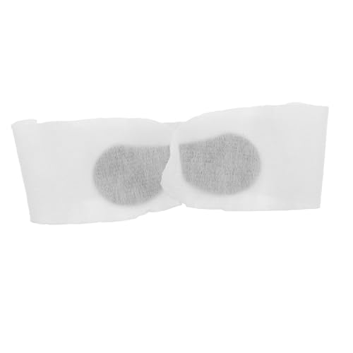 MERRYHAPY ベビーアイ お昼寝 眼帯 幼児用 アイ 幼児用睡眠用アイカバー 用の アイカバー 用睡眠 ブルーライトカットアイシールド 不織布 白い