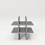 phoenix group Fortuna Flaschenregal, Bareinsatz für Regalfach, Grau