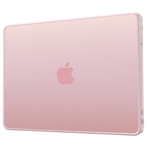 Funda MacBook Neo 13 2026 para oficina Soonjet carcasa rosa antiarañazos