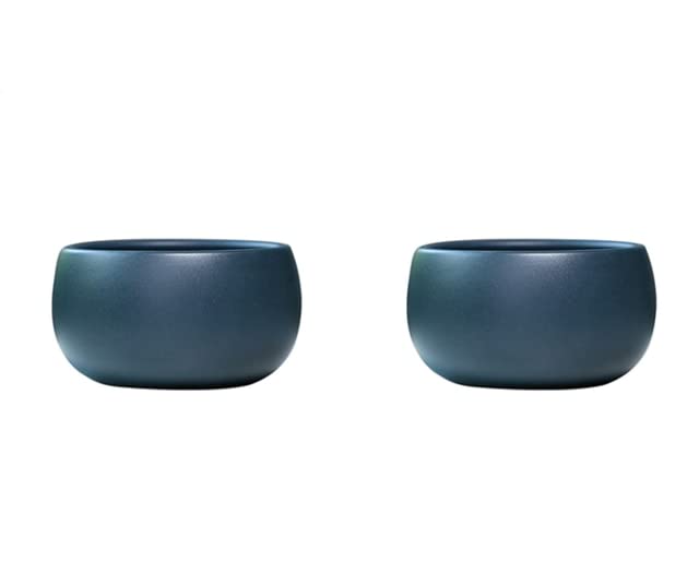 Juegos de té de Viaje 2 unids/Set de Taza de té de Arcilla púrpura, tazón de té Hecho a Mano de Viaje, Taza de té Maestra, Accesorios de Juego de té para el hogar Personalizados Tea Pot