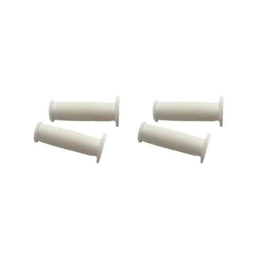 2のセット自転車ハンドルバーグリップ 交換用ゴム製 滑り止め 折りたたみ自転車 ロードバイク用 ホワイト