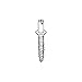 Hinge Pin [Set of 3] Finish: Brass Plated