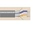 89729 300FT 24 AWG 2P Stranded Individually Shielded Computer Cable for AES/EBU Digital Audio Cable CMP Plenum - Gray Belden