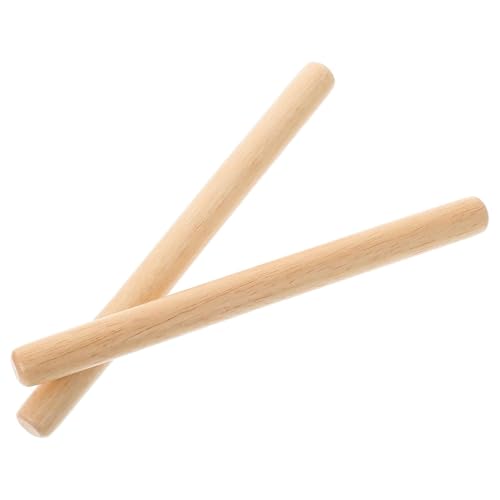 2 baquetas de madera para batería 8.1 in miniatura 1