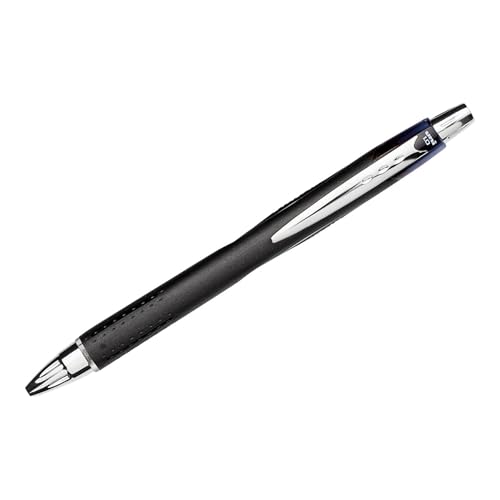 Image of uni-ball Jetstream RT Ballpoint Pens, Bold Point (1.0mm), Black, 3 Count