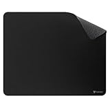 Mouse Pad TopGet ProControl | Gamer & Home Office | Precisão, Deslize Suave | Base Borracha Antiderrapante, Poliéster Durável | 22x18 cm (Preto)