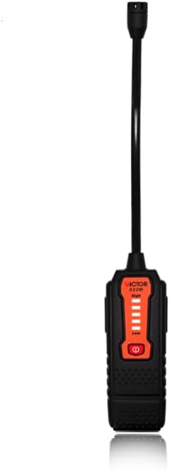 822M Mini Gas Analyzer Combustible Gas Detector Port Flammable Natural Gas Leak Location Determine Meter Tester Sound Ligh(Victor 822M)