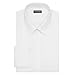 Van Heusen Men's Dress Shirt Fitted Poplin Solid, White, 17.5