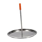 Happyyami 1Stück Grill Hähnchen Rack mit Integriertem Platten Design Multifunktionale Brathähnchenplatte für Camping Grill Outdoor Kochabenteuer und