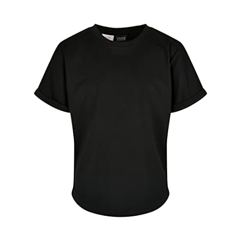 Camiseta de Manga Larga para Niños Urban Classics Negro Cover