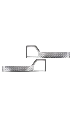 【サムライプロデュース】スズキ ジムニー JB64W ジムニーシエラ JB74W 専用 インナードアプロテクションカバー ガーニッシュ 縞鋼板柄 2P シルバーヘアライン