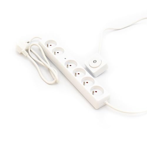 Eqwergy - Bloc multiprises avec Interrupteur déporté