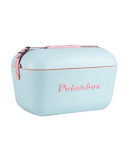 Polarbox Nevera Portatil - Mini Nevera 20L, Nevera Playa, Nevera Portatil Pequeña, Nevera Vintage, Asa Ajustable, Nevera Polarbox, Nevera Corcho, Picnic, Mini Nevera Portatil, Nevera Camping