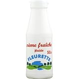 Crème fraîche Fleurette Fluide Entière Bouteille 50cl