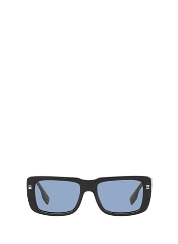 Burberry Męskie okulary przeciwsłoneczne (1 szt.), Błyszczący czarny/niebieski, 55mm