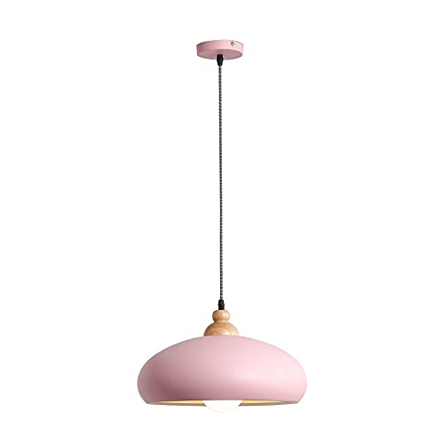 Lustre moderne en métal à 1 lampe suspension ajustable de style Mid-Century pour salon