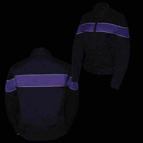 Image of Milwaukee Leather Women's Textile Classic Crossover Motorcycle Riders Jacket - All Year Wear