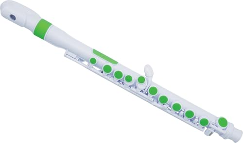 NUVO �k�[�{ �v���X�`�b�N���Ǌy�� �t���[�g C�� jFlute 2.0 �W�F�C�t���[�g White/Green N220JFGN [��p�Z�~�n�[�h�P�[�X�t��] �y�������K�i�z