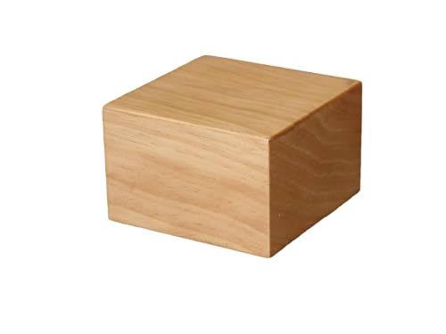 Peanas madera altas. Grosor 6.5 cms. Madera maciza. Cantos rectos. Acabado Roble claro mate. Varias medidas… (10*10*6.5) Cover