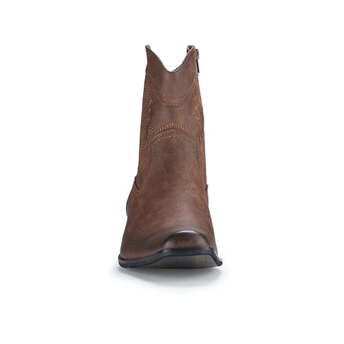 Image of Ferro Aldo Men's Western Boot Collection | Casual & Dress Ankle Boots in Cowboy, Chelsea, & Biker Styles for Men