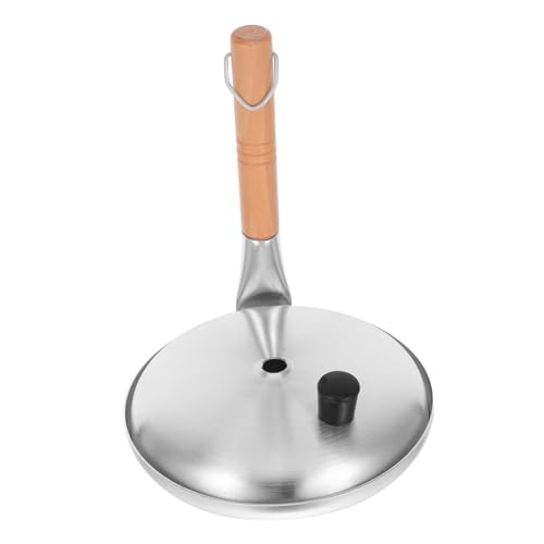 Cabilock 1 Set Japanese Parent Egg Frying Pan with Lid Non Stick Skillet for Quick Breakfast Creative Vertical Handle Cooking Pan for Induction and Gas Stoves