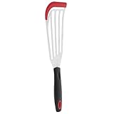 TOBBOMEY Silikon Pfannenwender mit Edelstahlgriff Hitzebeständig Antihaftbeschichtet Großer...