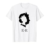 Lange lebe die Königin! Zeigen Sie Ihre Unterstützung für Ihre Majestät Queen Elizabeth, Charles, William, Kate und die ganze königliche Familie mit diesem coolen T-Shirt zeigt Silhouetten der jüngeren und moderneren Königin.