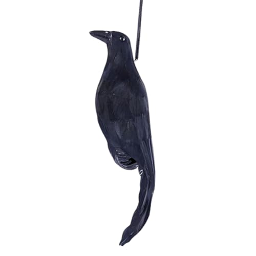 Pajaro artesanal de 30 cm con efecto disuasorio para piscinas y huertos