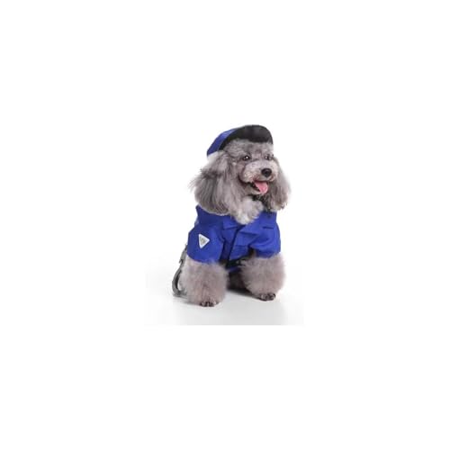 Disfraz Policía para Perro Talla Large Azul miniatura 2