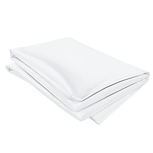 Bargoose Home Textiles - Pillow Protector, Bedbug Solution, Bedbug-Proof And Zippered Waterproof Pillow Encasement (Single, White, King) #TOP4