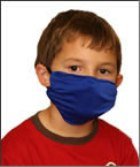 Breathe Healthy Chalkboard Words Face Mask, Reusable Mask for Kids, Adjustable, Breathable & Washable, Made in The USA