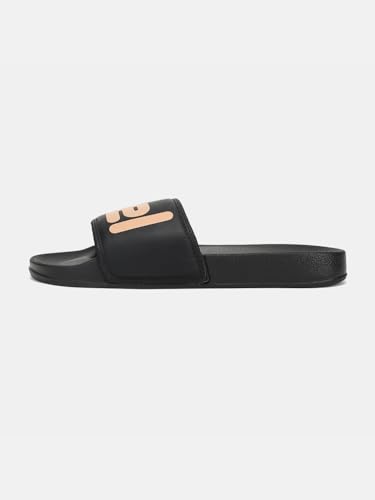 Image of hummel CHUNK MEN SLIDERS Comfortable Cushioned Sole Arch Support Durable Lightweight Flexible Trendy Style Flip flops and Slippers Slides for Men Daily use Chappal
