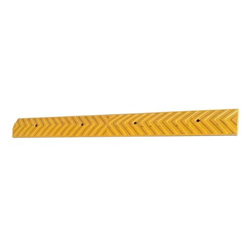 Mini reductor de velocidad modular de goma amarillo con medidas de 100x10x2cm 2