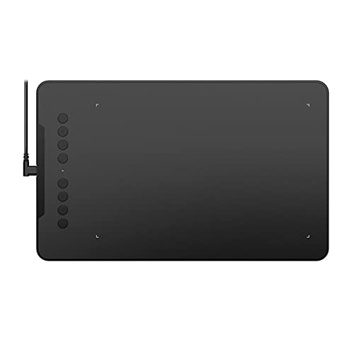 Tableta gráfica digital para dibujo, 8192 niveles de sensibilidad a la presión, soporte de inclinación de 60°, área activa de 10 x 6,25 pulgadas, compatible con Windows, macOS y dispositivos Android miniatura 1