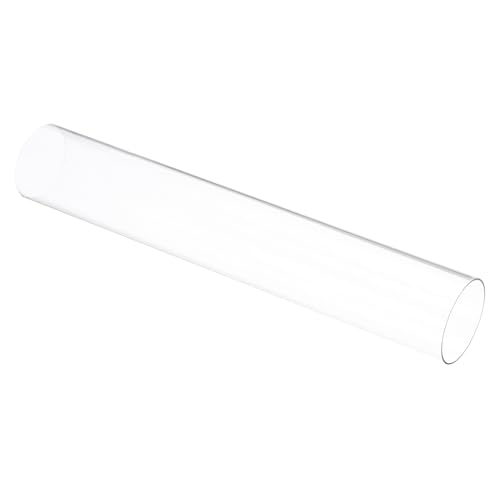 Image of uxcell Clear Rigid Tubing 2 Inch(50mm) ID x 2 1 /16 Inch(52mm) OD x 1Ft(305mm) Length Round Plastic Polycarbonate Tube
