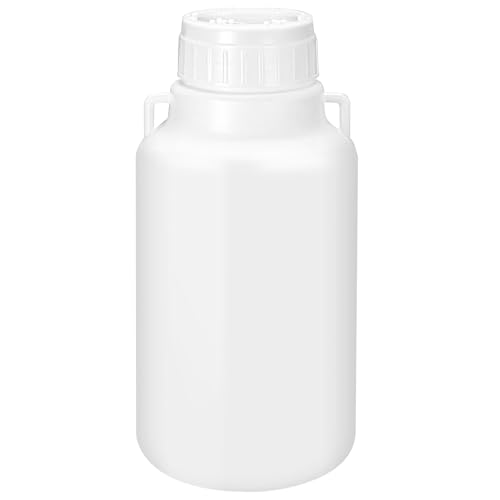 Maxdot 1 Pcs 2.6 Gallon Plastic Dispenser Carboy Without Spigot Leak-Proof, Durable Hdpe, Plastic 10l Reusable Liquid Storage Solution for Lab, Pharmaceutical, and Industrial Use
