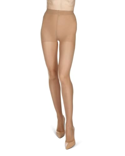 Image of Melas Women's Matte Micro Control Top Pantyhose 10 Denier