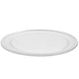 TOKIDNY Mikrowellenteller Glas Ersatz drehteller Mikrowellenplatte Glasteller mit Glatter Oberfläche Einfache Reinigung Kompatibel Mikrowellenherde Schnelle Sichere Erwärmung