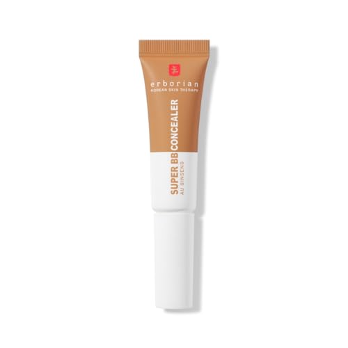Erborian - Super BB CONCEALER - High coverage concealer enriched with Niacinamide and SPF 25 - Moisturizing eye corrector, natural finish - Korean Cosmetic - Caramel 10 ml
