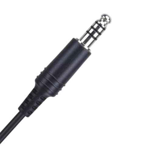Adaptador para Auriculares de Aviación a U174/U Helicóptero con Doble Enchufe miniatura 6