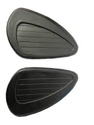 Compatible Fit For Royal Enfield Classic 350/500CC Motorcycle Gas Tank Knee Pad, Black, Pair
