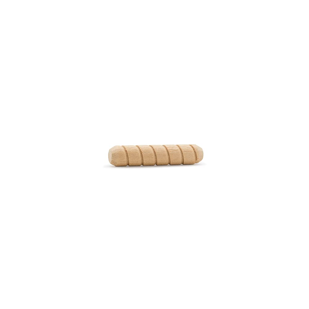 Wooden Dowel Pins 7/16 inch x 1-3/4 inch, Pack of 500 Spiral Dowel Joints for Woodworking, Furniture and Crafts, by Woodpeckers