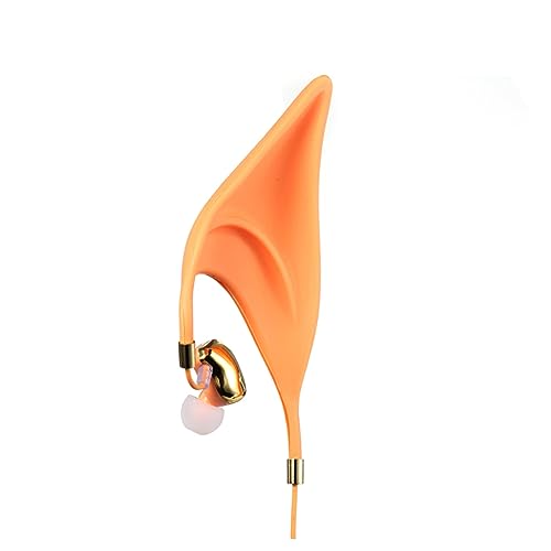 Veemoon Fairy Ear Earphone Elf Headphones Elf Ear Headphones Elf Earphones Wireless Headset Over-ear Headphones In-ear Earphones Heaphones Wireless Witeless Earbuds Miss Headgear Cosplay