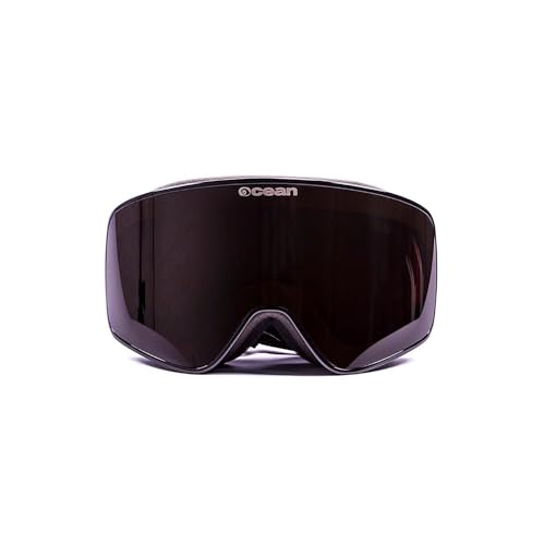 OCEAN Sunglasses ASPEN Gafas de Sol Ski Snowboarding Nieve Ventisca Negro y Ahumado