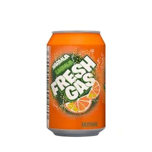 Refresco de naranja Hacendado fresh gas Lata 330 ml Pack 2