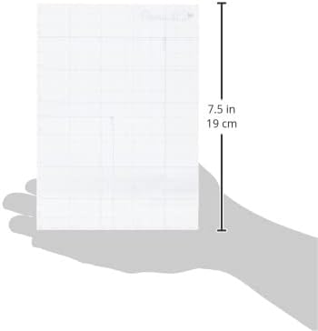 Docrafts 5 x 7-Inch Clear Stamp Block, White