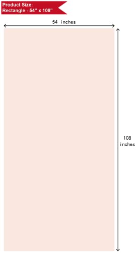 Blush Pink Plastic Tablecloths 2 Pack Light Peach Disposable Table Covers 54 X 108 Inch Bridal Shower Party Tablecovers Peva Table Cloths For Picnic Birthday Wedding Parties 8 Ft Rectangle Table Use #TOP5